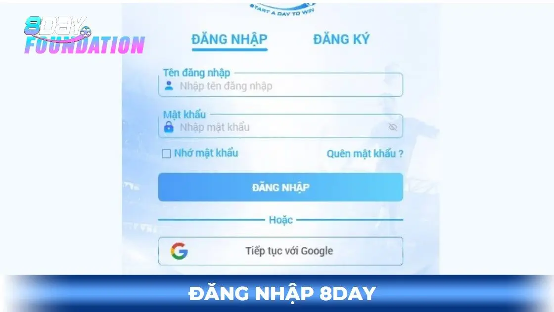 Đăng nhập 8day để tham gia các trò chơi hấp dẫn
